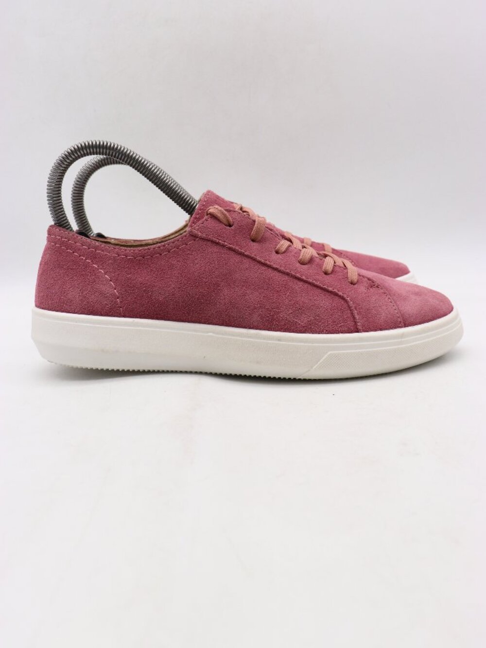 Patina Sneakers Woman's Size 8.5 Pink Suede Leather Lace Up Casual Shoes